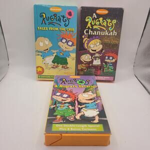 Rugrats Vintage VHS Tapes Lot 3 Nickelodeon Rodriguez vacation